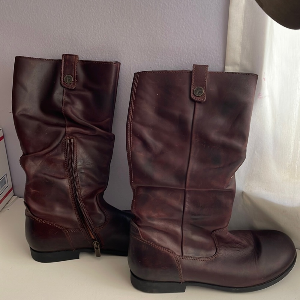 Birkenstock brown leather boots size 36